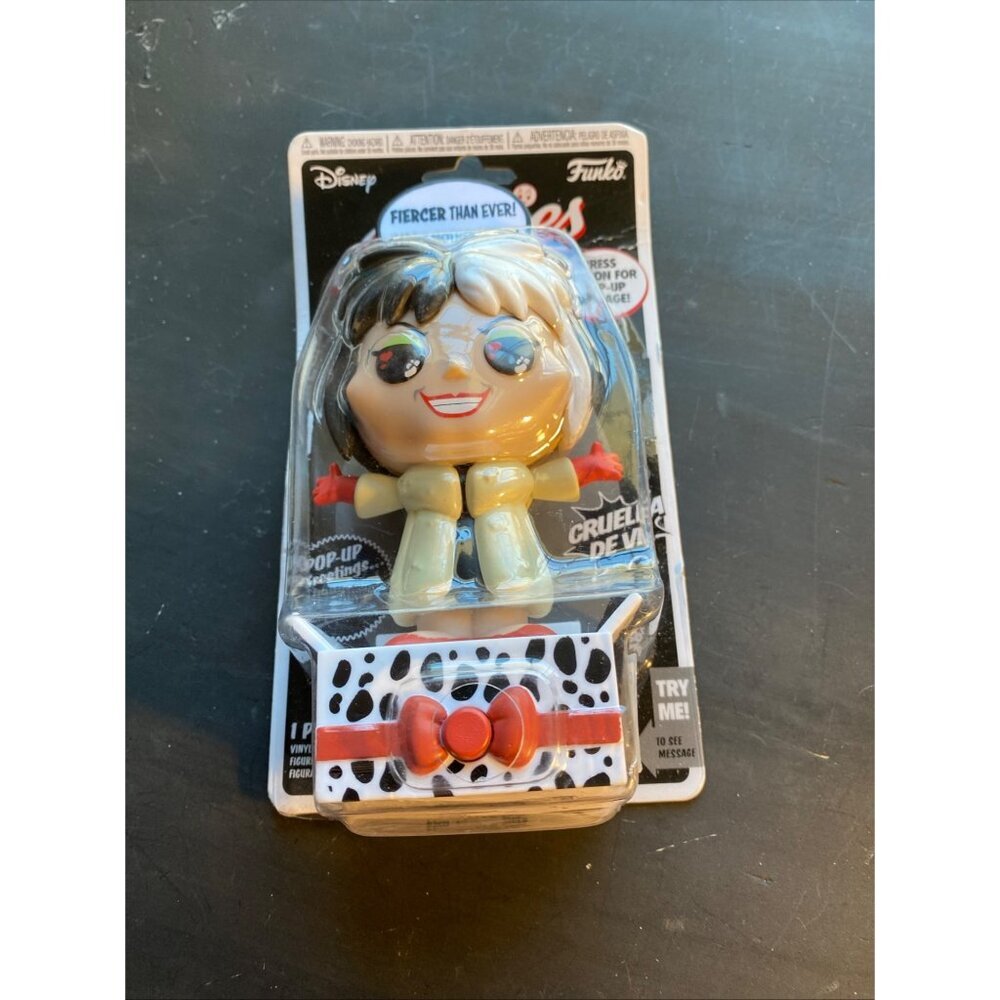 Disney Villains Funko Popsies Cruella De Vil Pop-Up Greeting Figure